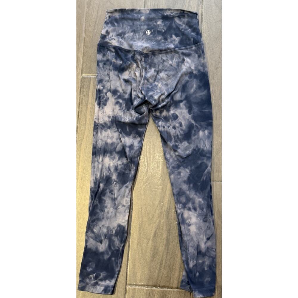Lululemon Align High Rise Pants Gray Diamond Dye Size 4